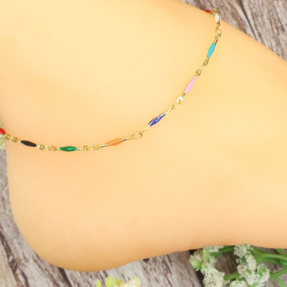 Dainty Anklet for Women – Elegant Everyday Jewelry & Perfect Gift | MLCRC1841 - Picture 1 of 10